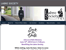 Tablet Screenshot of labresociety.org